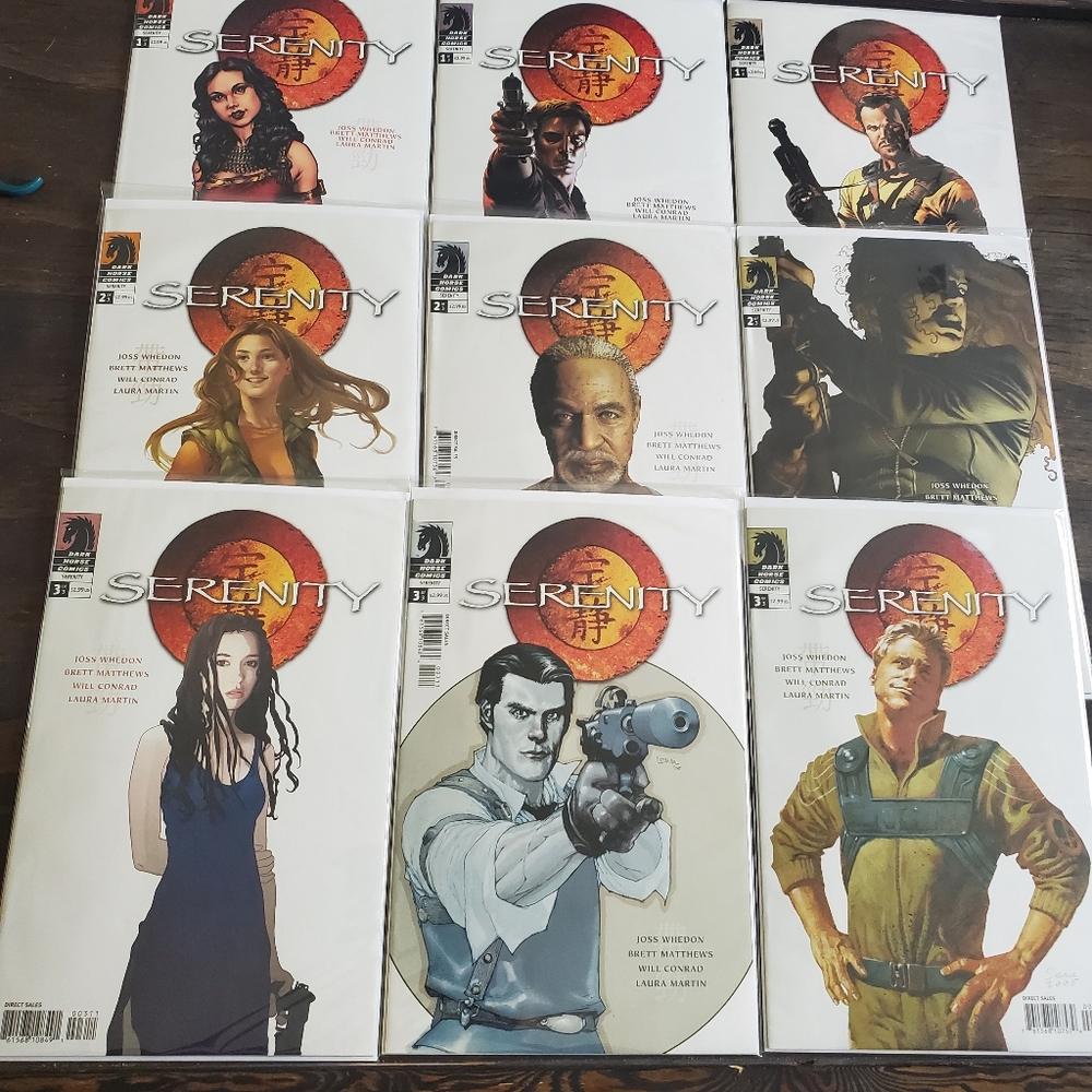 Serenity Comics Full Set